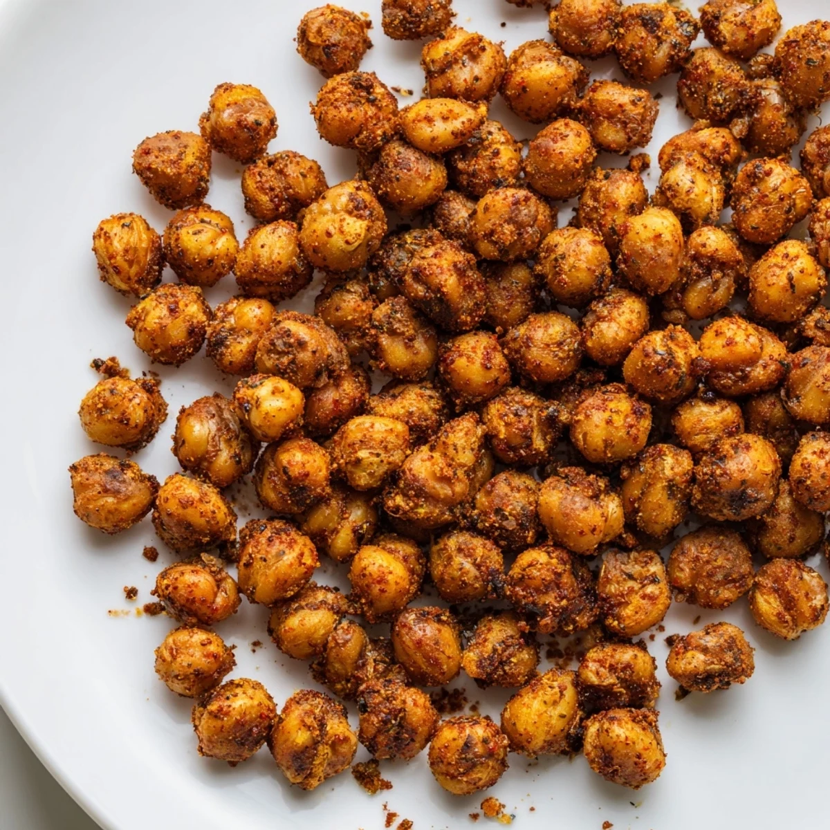 Roasted to crispy perfection, these Cajun Spiced Roasted Chickpeas are perfect for topping salads or enjoying by the handful.  