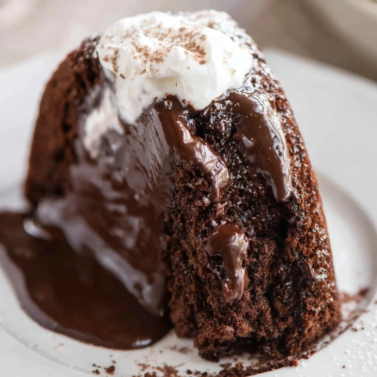 Decadent Guinness chocolate cake slice with ganache drizzle serving for St. Patrick's Day