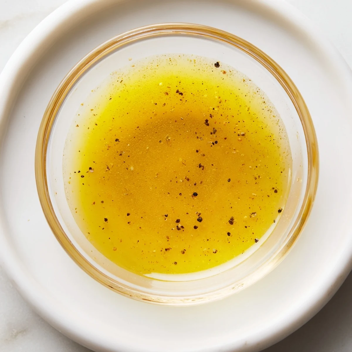 Tangy sweet honey lemon vinaigrette served alongside crisp garden salad with cherry tomatoes