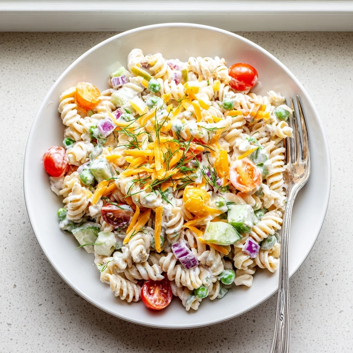 Creamy Ranch Pasta Salad