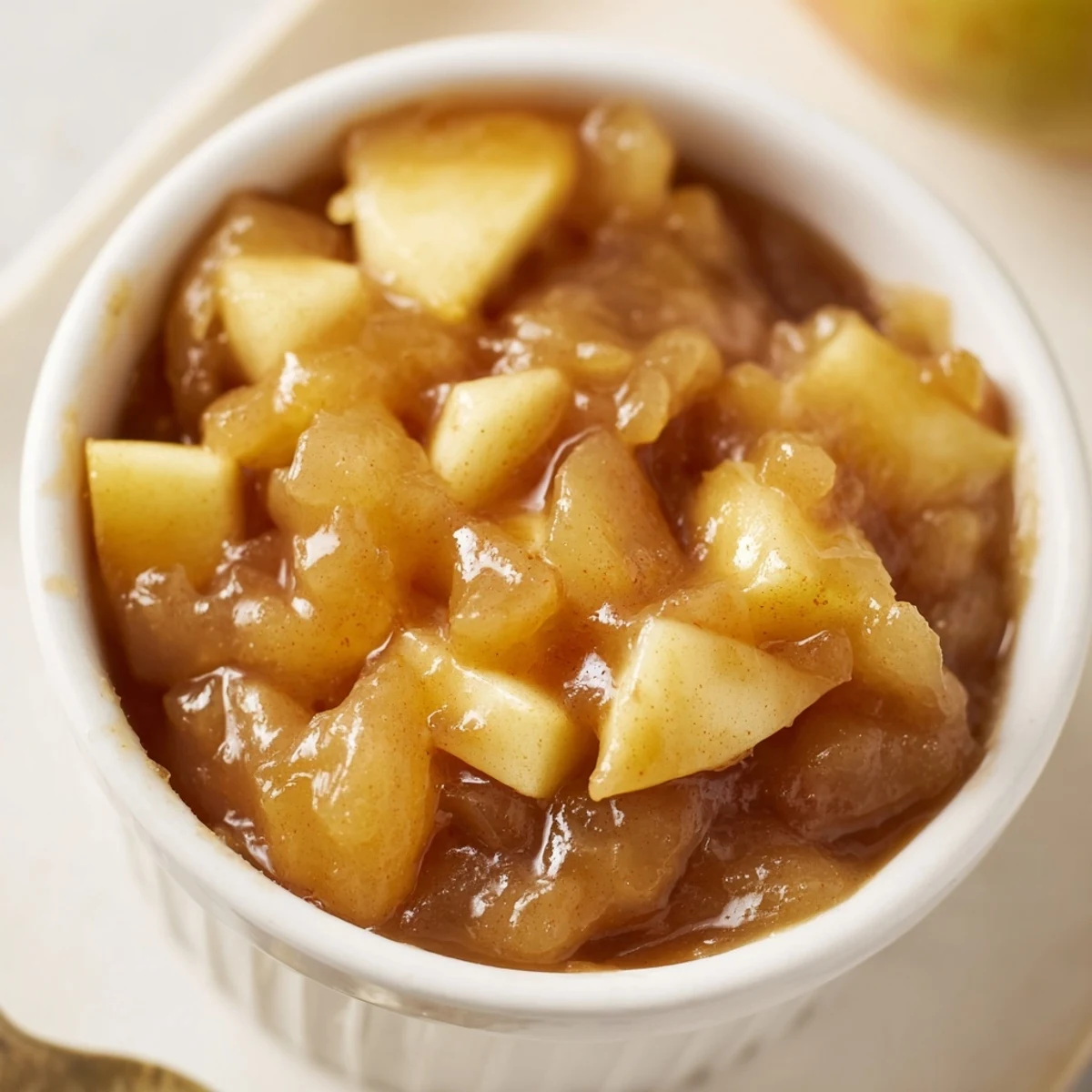 Canned Fall Caramel Apple Jam cooling on rack, golden bubbles and spice