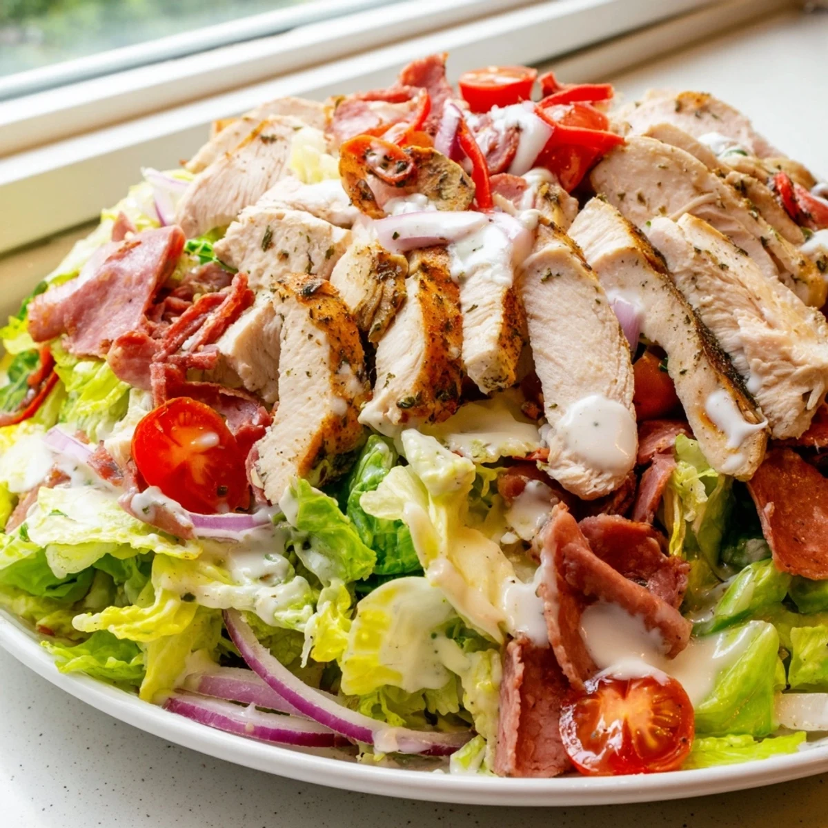 Italian Grinder Chicken Salad