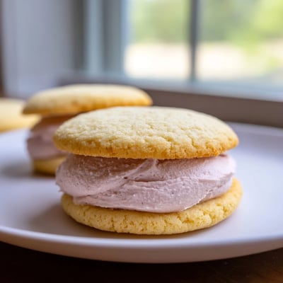 Pastel Sugar Cookie Sandwiches