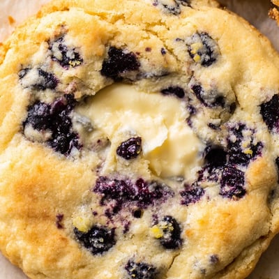 Lemon Blueberry Cheesecake Cookies