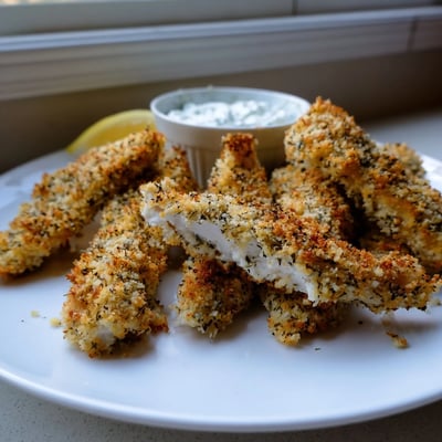 Crispy Greek Chicken Strips