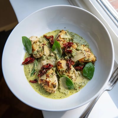 Creamy Pesto Marry Me Chicken